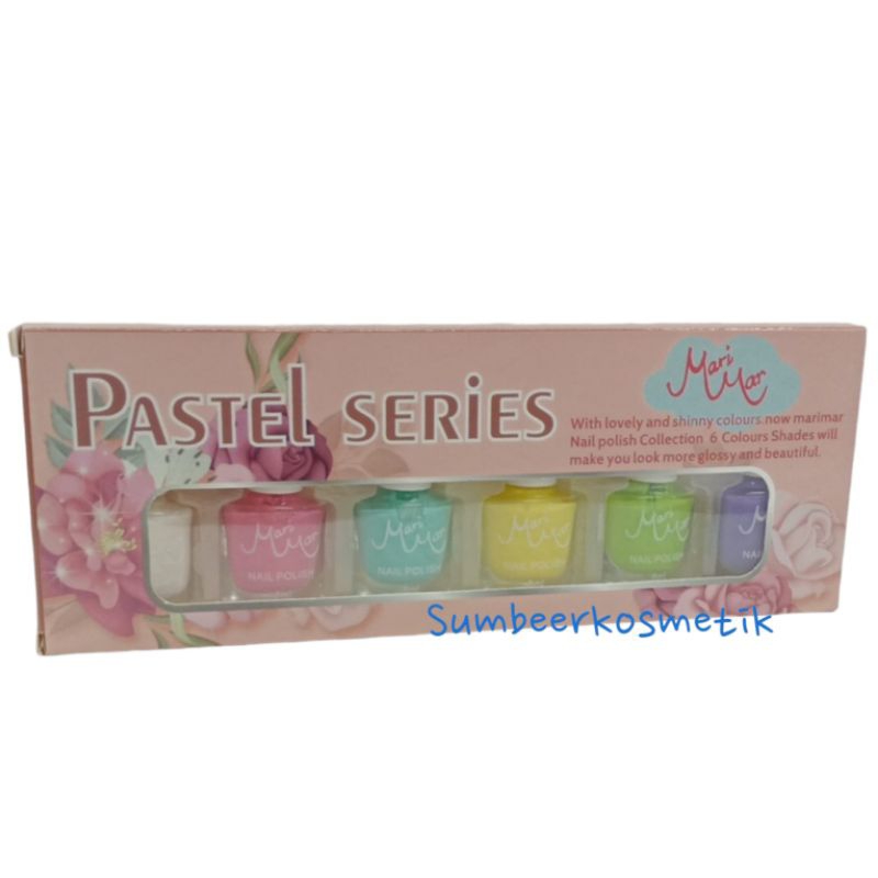 KUTEK MARIMAR PASTEL SERIES ISI 6 PCS