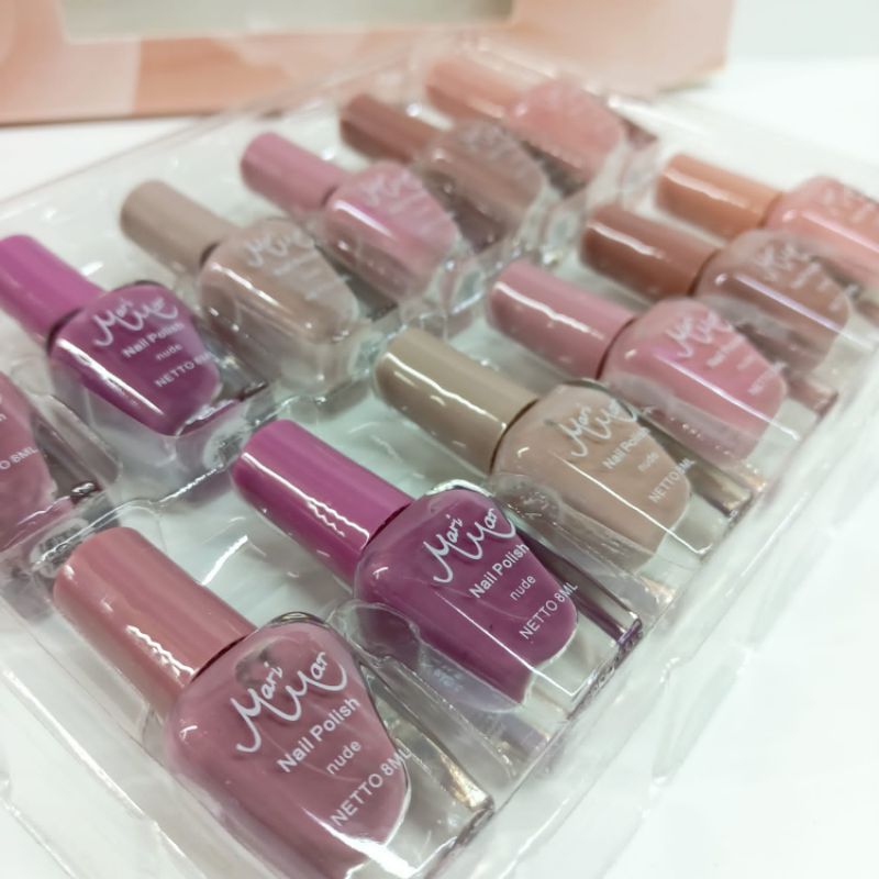 MARIMAR NAIL POLISH NUDE COLOR ISI 12 PCS CODE 088