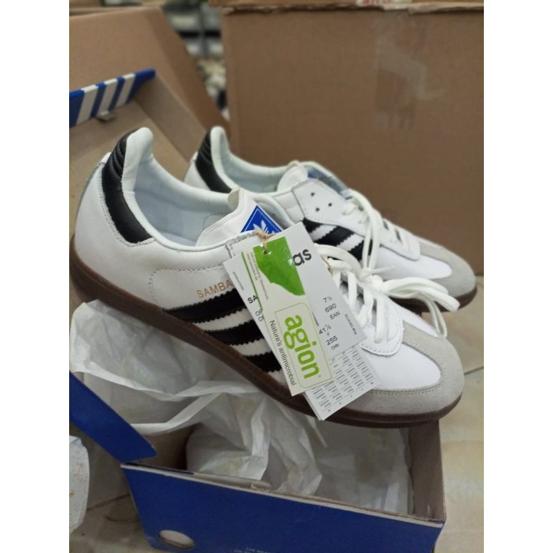 Sepatu Adidas Samba Putih ( Made in Jerman)