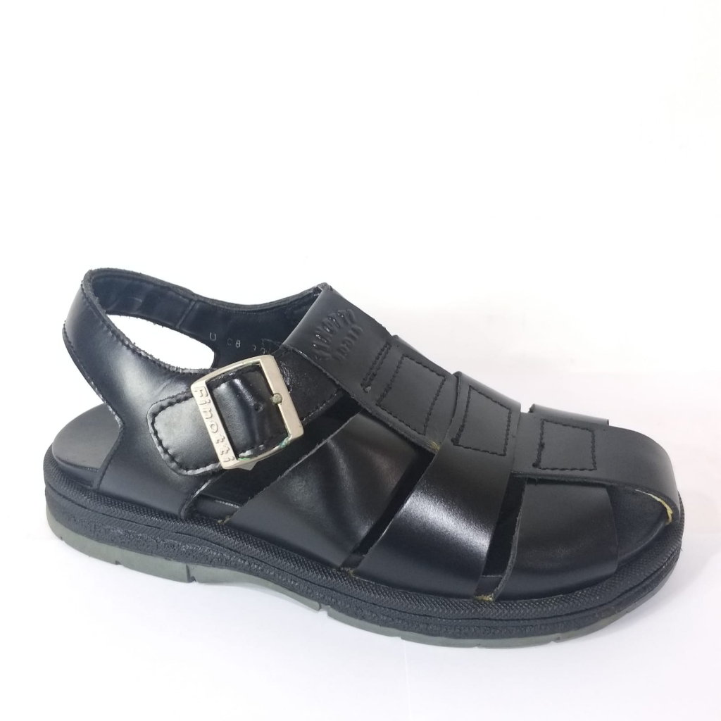 Finotti UT 08 Sandal Fashion Pria Premium / Sepatu Sandal Kulit Cowok Premium Modis Klasik Asli Original