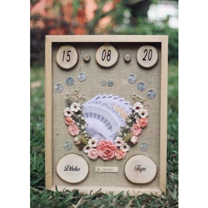 Mahar Pigura / Mahar Uang / Mahar Rustic Cimahi / Uang Mahar / Mas Kawin / Tanggal Pernikahan