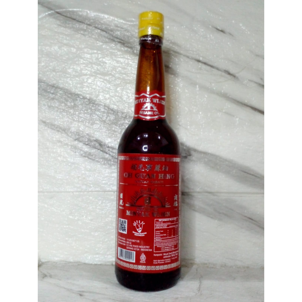 

MINYAK WIJEN MATAHARI OH GUAN HING HALAL 600ML exp 09.2025