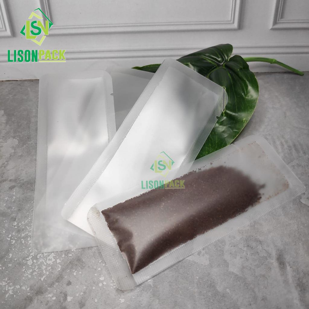 Kemasan Sachet Stick Transparan 5 cm x 12,5 cm | Sachet Kecil | Kemasan Sachet Kopi Tubruk