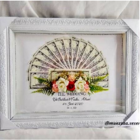 MAHAR FRAME MAHAR PIGURA MAHAR BINGKAI MAHAR RUSTIC UANG MAS KAWIN