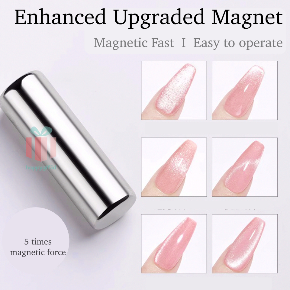 Cat Eyes Magnet Mini SIlinder Crystal nail Art Gel Nail Polish / Magnet cat eye mini nail art gel polish Magnet Kutek kuku Gel Nail art tool peralatan kuku Kutek gel KU059