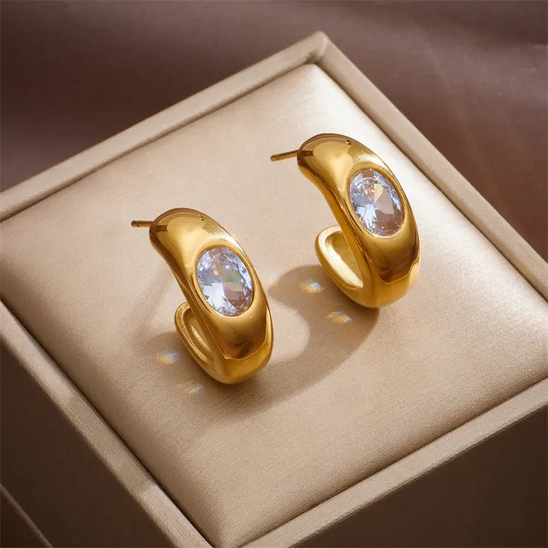 Yoona Earrings ; Stainless steel earrings; Anti karat anting ; hypoalergenic earrings