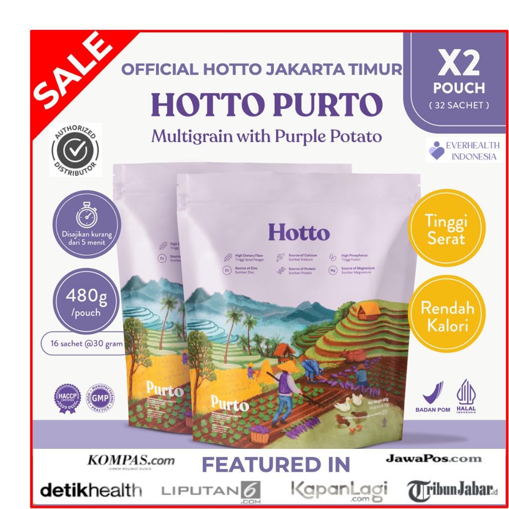 

Hotto Purto Multigrain 32 Sachet