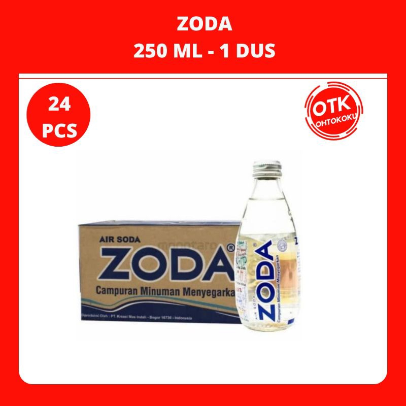 ZODA AIR SODA 250 ML BOTOL - 1 DUS