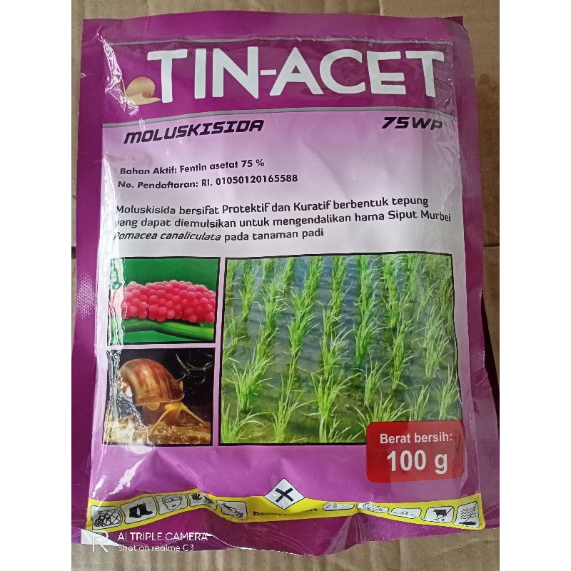 TIN-ACET 75WP Racun keong 100g