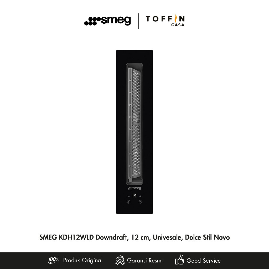 SMEG KDH12WLD DownDraft Hood, 12 cm, Universale