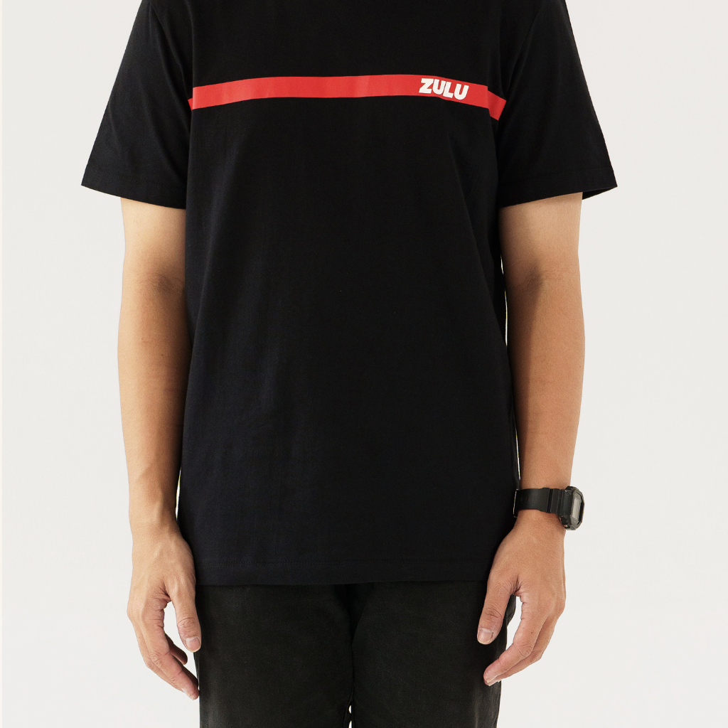 ZULU Basic T-Shirt Stripe Black