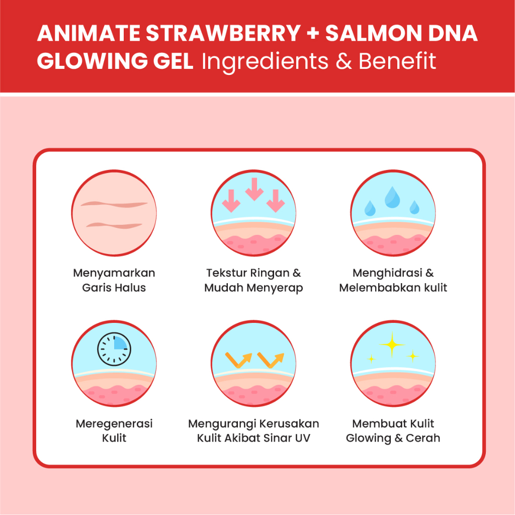 Animate Salmon DNA Glow Gel 10gr