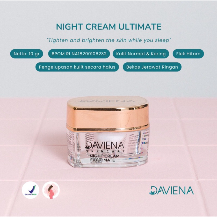 NIGHT GOLD | DAVIENA SKINCARE | Daviena Skincare DAVIENA DAVINA DEVIANA DEVINA SKINCARE ASLI