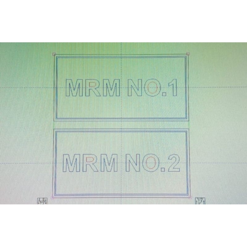 Nomor rumah stainless etching 10x30cm