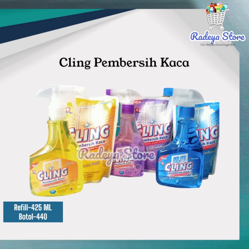 cling pembersih kaca 440 ml