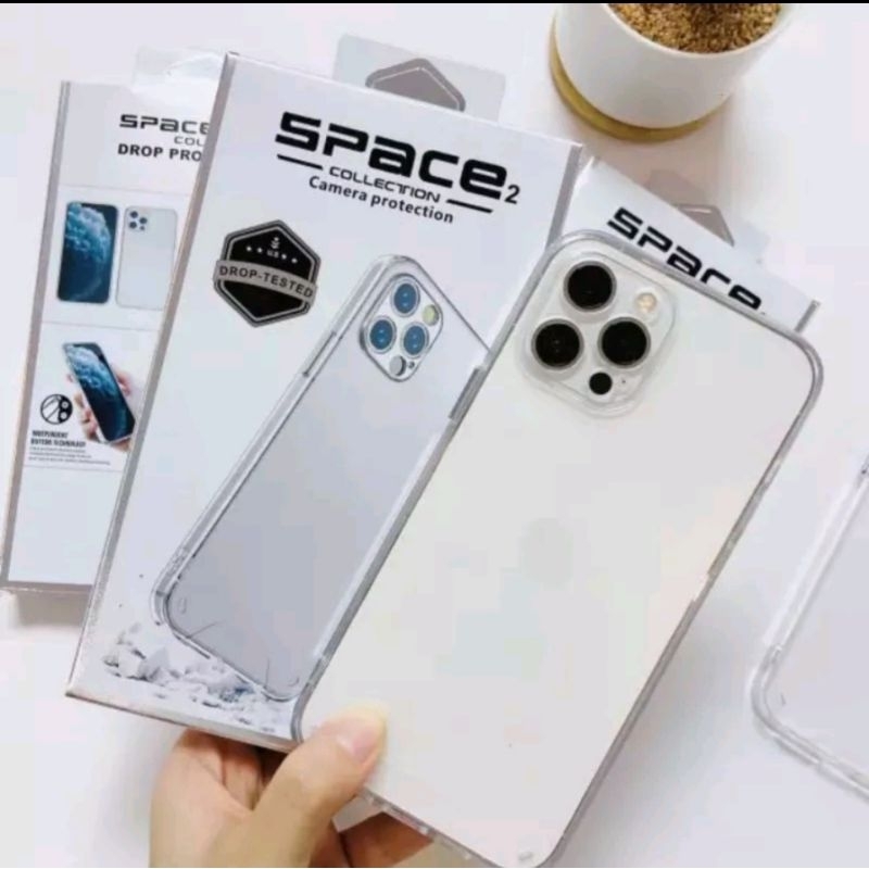 SPACE CASE ACRYLIC + PC / PELINDUNG CAMERA IPHONE 7 7+ 8 8+ X XS XR XSMAX 11 11PRO 11PROMAX 12 12PRO 12PROMAX 13 13PRO 13PROMAX 14 14PRO 14PLUS 14MAX 14PRO PRO MAX