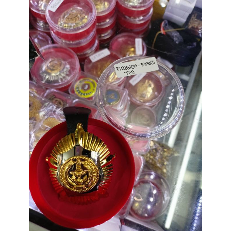 TANDA JABATAN BRIGJEND MABES TNI MODEL OVAL - TANJAB PDH MABES TNI BRIGJEN OVAL