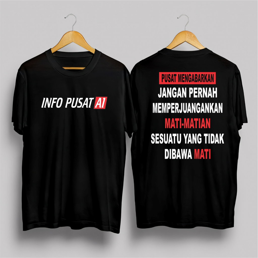 Kaos dewasa Dekengan Pusat Sabilu Taubah Gus Iqdam Kaos Santri Pria wanita Kaos Dakwah Lengan Pendek
