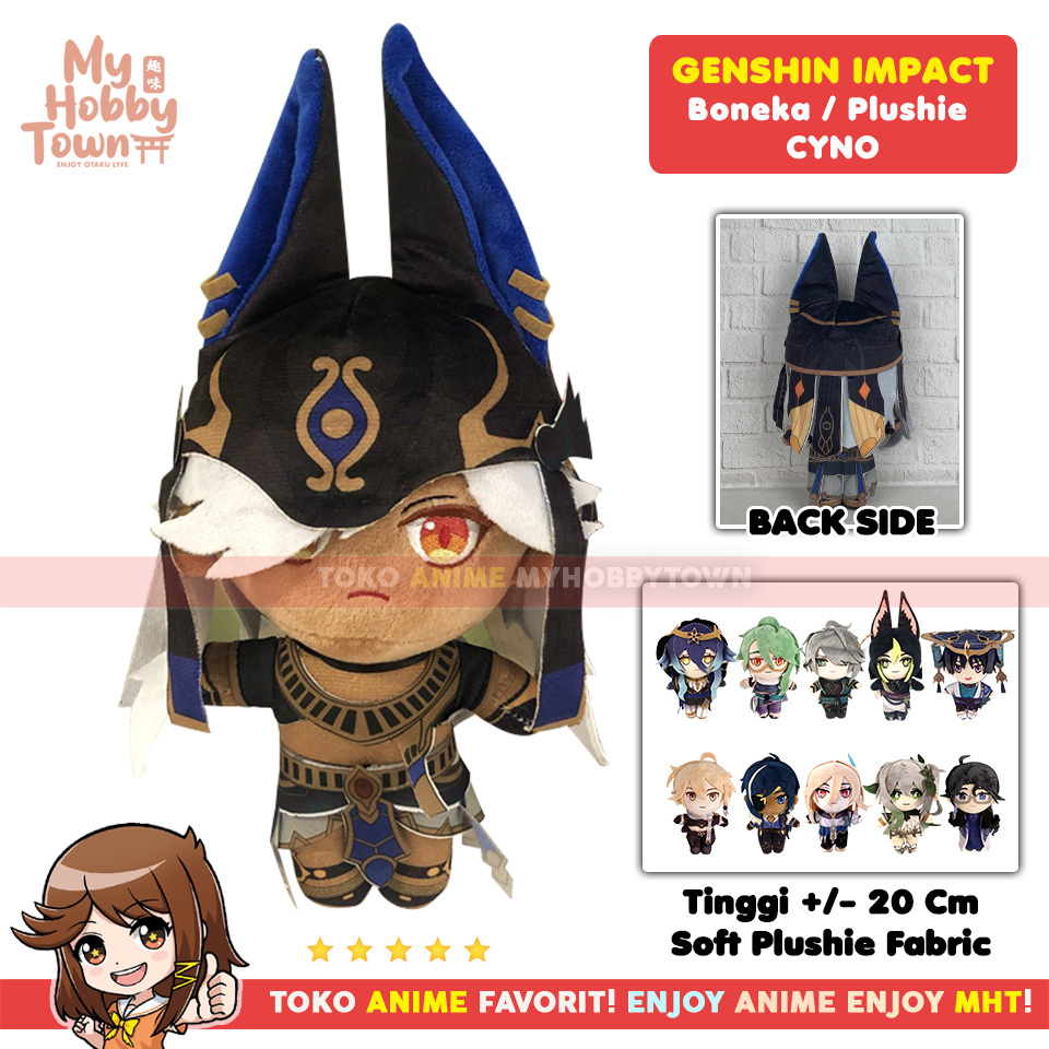 Boneka Anime Game Karakter Genshin Impact Cyno Sumeru Plushie Doll