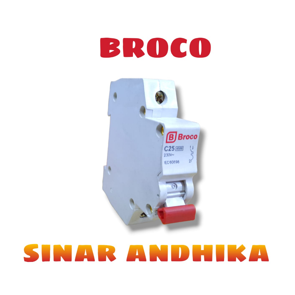 MCB BROCO 1 Phase 25AMP