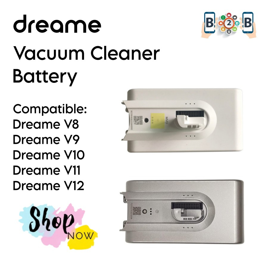 Dreame V8 V9 V10 V11 V12 Vacuum Cleaner Battery Baterai Penyedot Debu