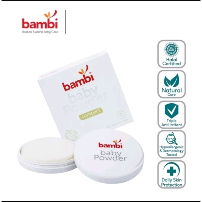 BEDAK PADAT BABY BAMBI/BAMBI COMPACT POWDER 40 g