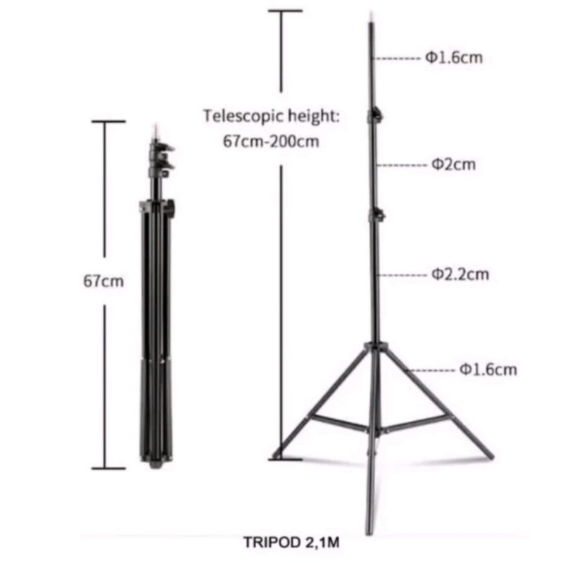 Light Stand EA2TT Klein 190/Tripod Lampu EA2TT Klein 190 Original