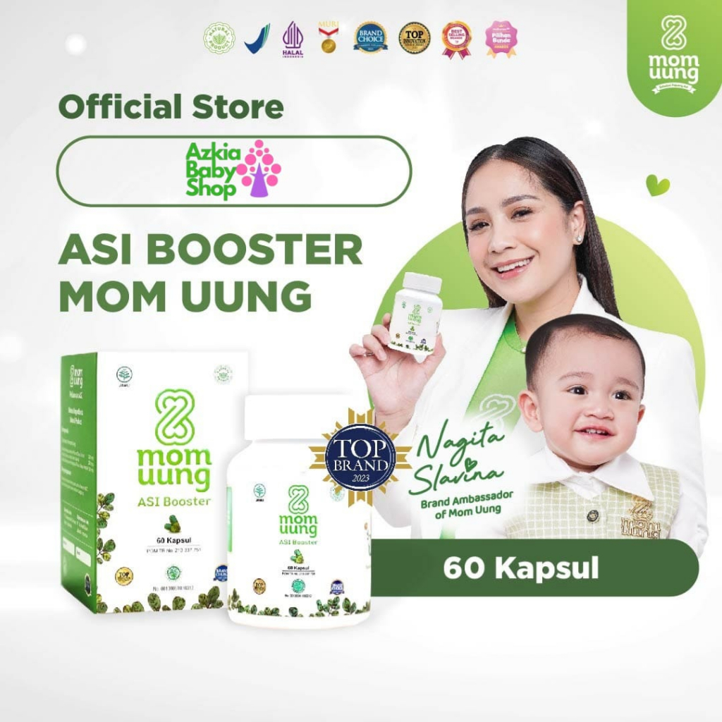 MOM UUNG Booster ASI Pelancar Asi Daun Kelor Ekstrak Ikan Gabus Reseller VIP