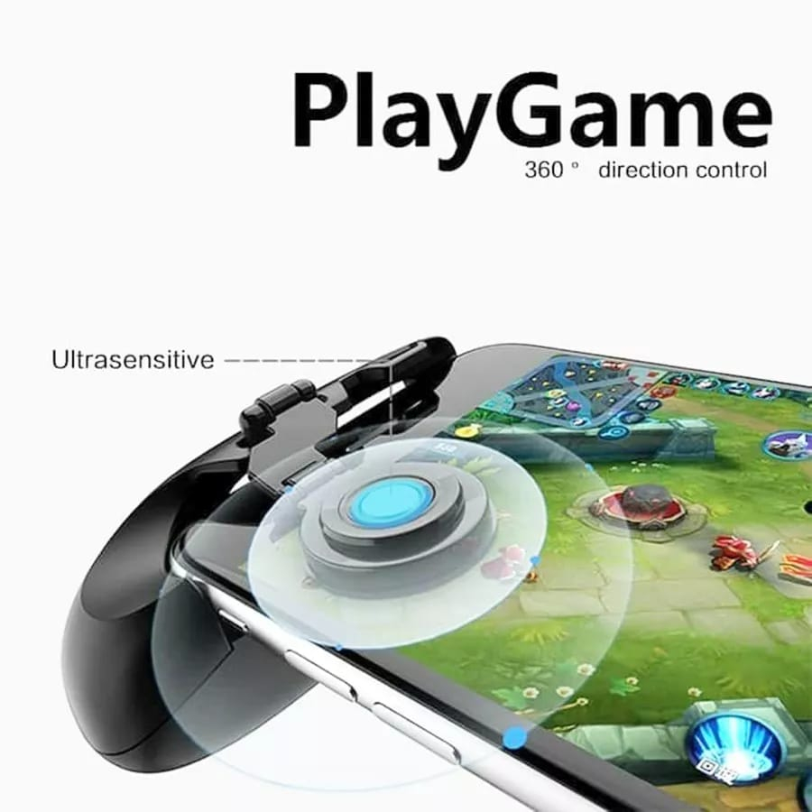 GAMEPAD STICK GAME HP WITH JOYSTICK ANALOG IPHONE ANDROID GAME PHONE HOLDER 3IN1