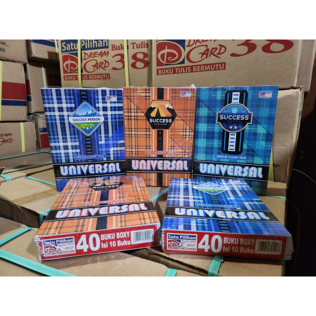 BUKU TULIS  BIG BOS / BOXY 40 LEMBAR (PER PACK ISI 10 PCS BUKU)