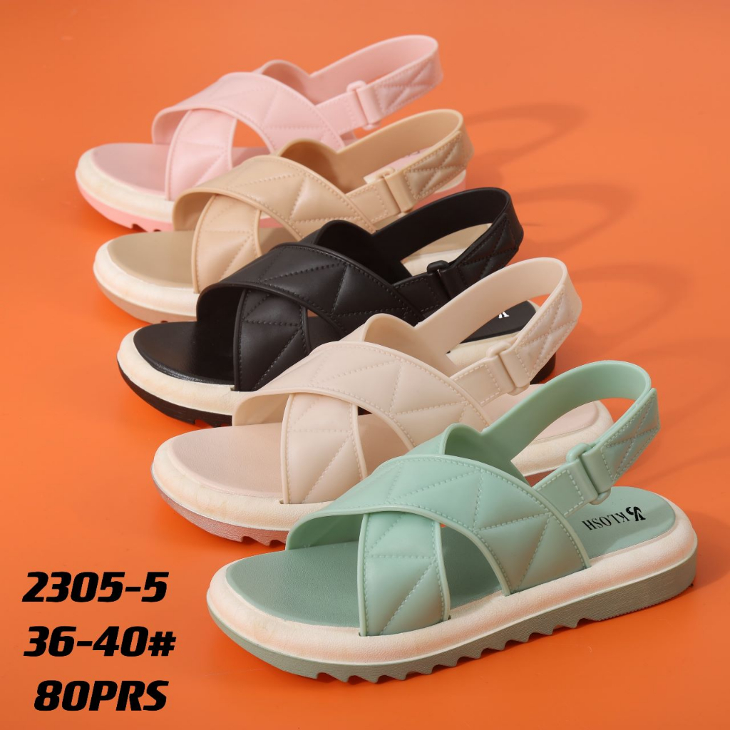 Sandal Gunung Wanita Silang &amp; Ban 2 Korean Style Import Winola Collection WNL 2305-5/2305-7