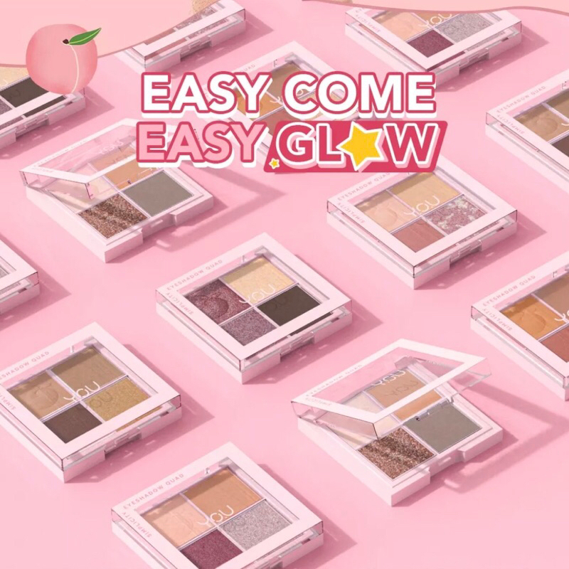 [BISA COD] YOU Simplicity Eyeshadow Quad - Eyeshadow YOU - Palet Eyeshadow - Eyeshadow