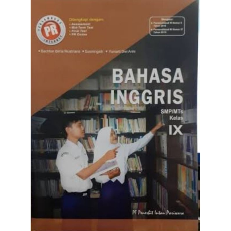 BUKU PR BAHASA INGGRIS KELAS 9 INTAN PARIWARA