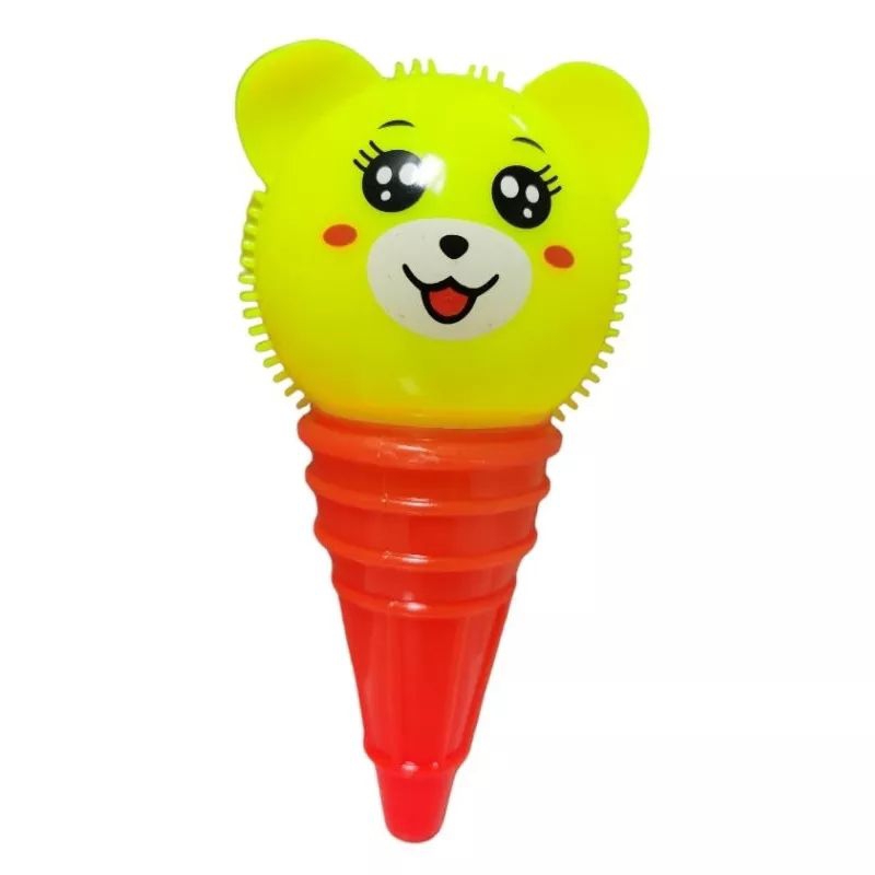 Mainan Bayi Stick Ice Cream Panda / Rattle Stik Rubber Es Krim Panda / Mainan Anak Cit Cit Silikon Boneka