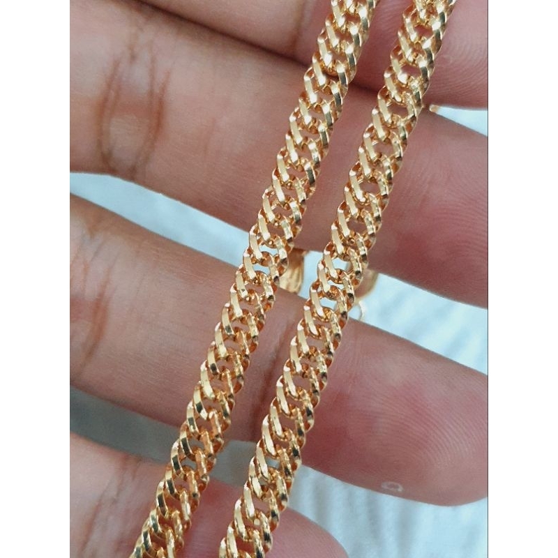 gelang rantai model sisik naga emas 70% 700 70 % 16k