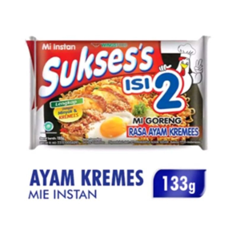 

Sukses mie goreng ayam kremes