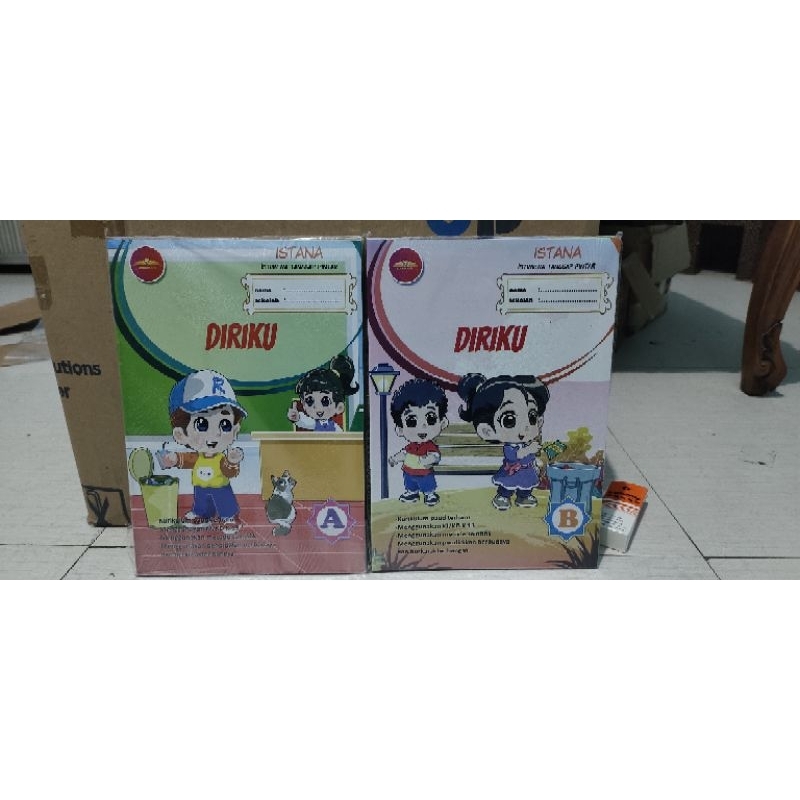 BUKU PAKET TEMATIK PAUD/TK kelompok A dan B isi 9 buku K13