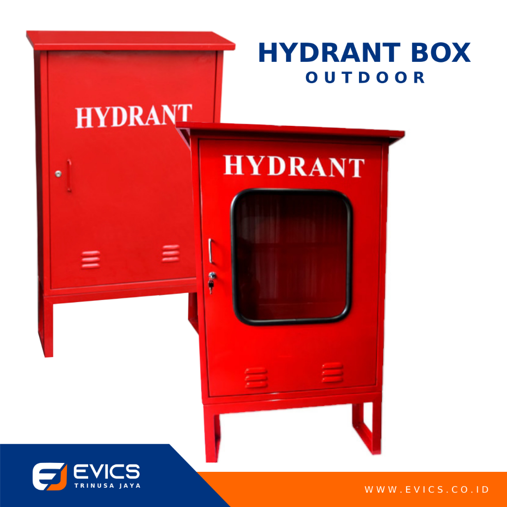 Hydrant Box Outdoor Type C Apar Pemadam Kebakaran Tanpa Kaca dan Dengan Kaca - Evics