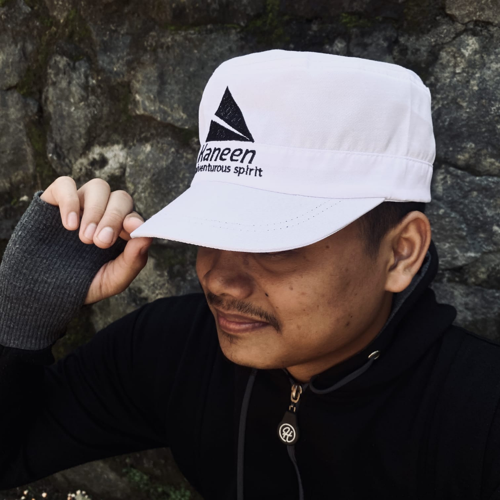 Topi Komando Bordir Premium - Topi Gaul Kekinian Kaneen