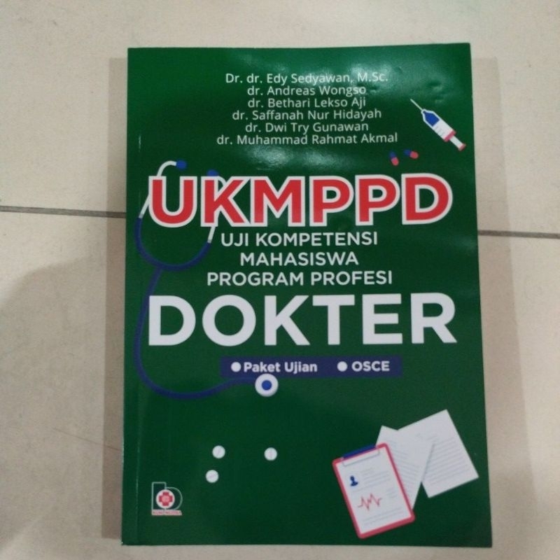 JUAL BUKU UKMPPD UJI KOMPETENSI MAHASISWA PROGRAM PROFESI DOKTER PAKET UJIAN OSCE EDY SEDYAWAN ANDRE
