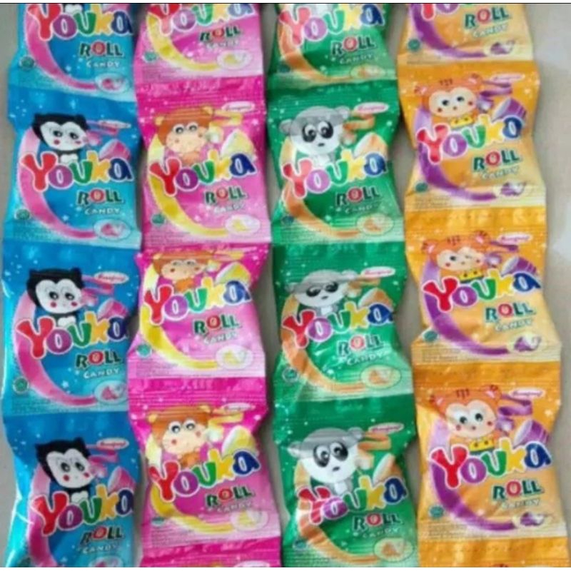 

Youka Roll Candy Permen Jelly Ranjani Isi 20 X 4 gram