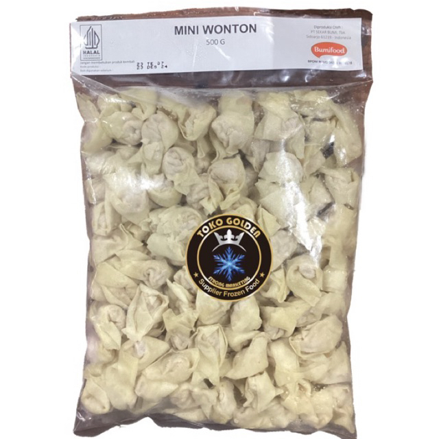 

bumifood mini wonton 500gr / pangsit