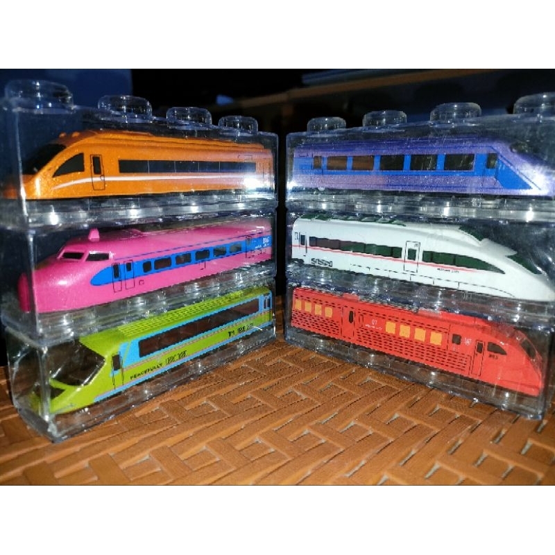 happy meal kereta api Shinkansen  HokBen bullet train shinkansen - set isi 6