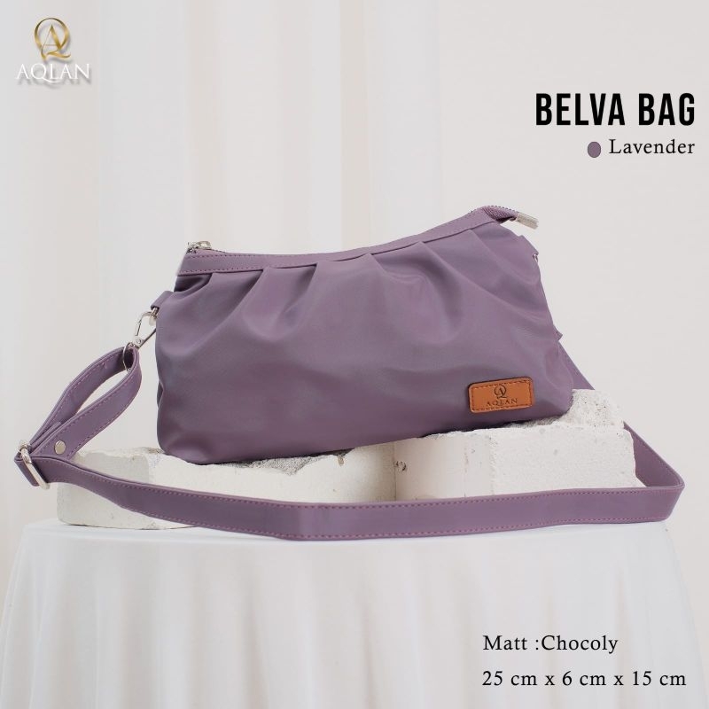 TAS SELEMPANG BELVA BAG BY AQLAN BAHAN CHOCOLY ANTI AIR PREMIUM