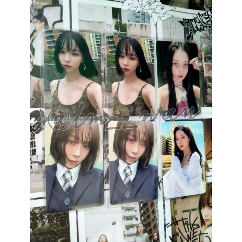 (READYSTOCK) AAB WINTER AESPA MY WORLD ALBUM PHOTOCARD INTRO ZINE WTMW TABLOID POSTER PC