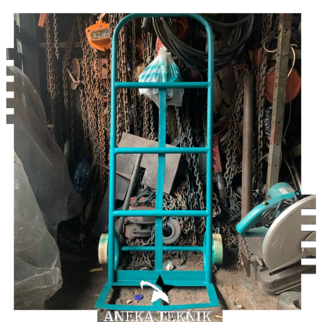 Trolley Roda 2 . Troli Barang . Troli serba guna .  Alat Angkut Barang