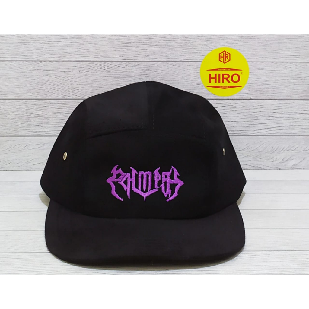 [COD]Topi Distro Pria/Topi Snapback Bordir Lima Panel New Model/Topi Hip-Hop