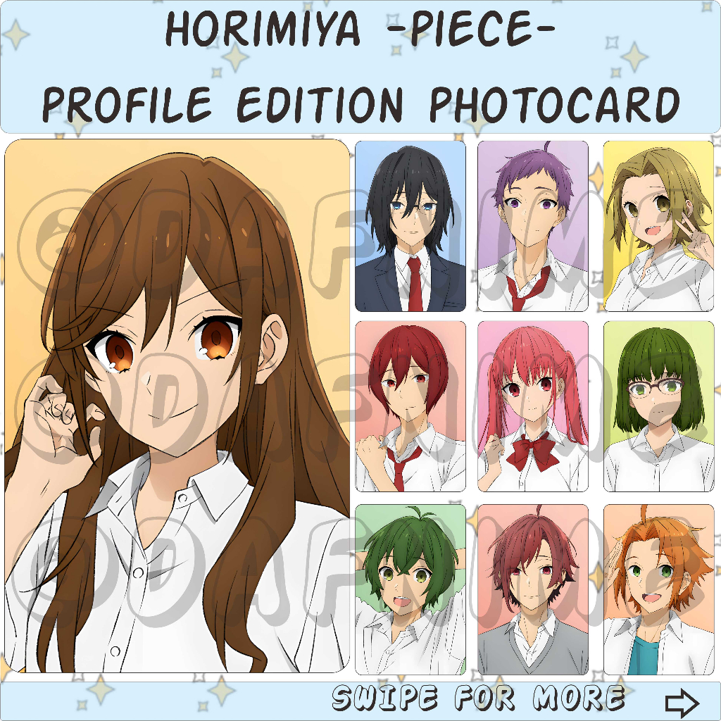 HORIMIYA PIECE PROFILE EDITION PHOTOCARD ANIME