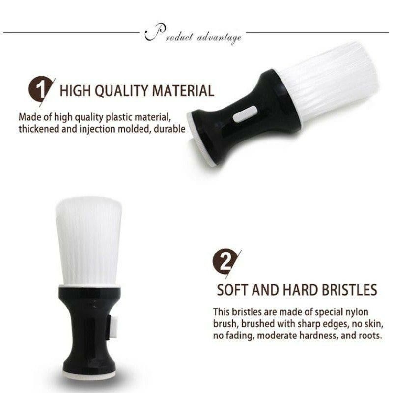 Kuas Barber Isi Bedak Premium / Kuas Barber / Barber Brush Brush Sikat Leher Kuas badan  Barbershop Salon pangkas rambut Sikat Kuas Barber Pembersih Rambut Brus Rambut Isi bedak Barbershop salon