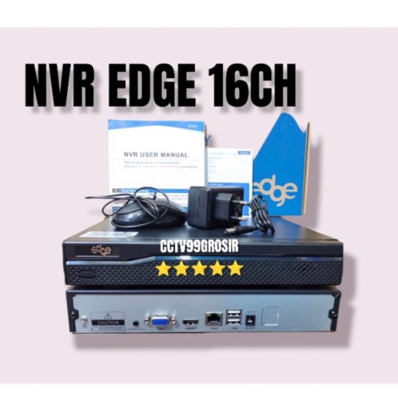 NVR 16ch EDGE IPCamera 5MP Onvif IPCam CCTV CAMERA NVR INTERLUC